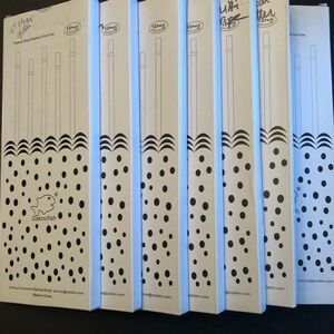 Lot of 7 NEW boxes of 11” Dakoufish Reusable Tumbler Straws w/Cleaner Brush